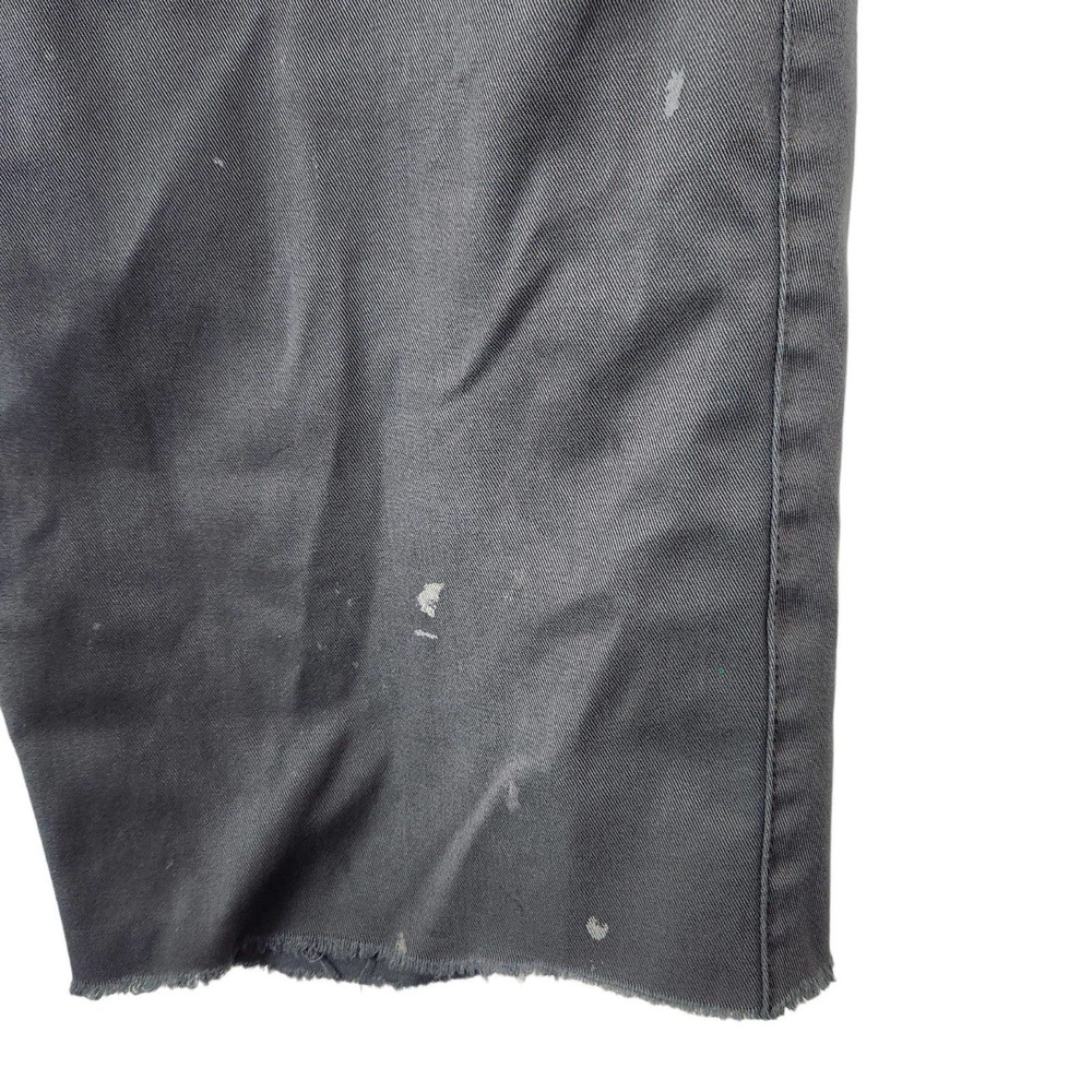 Carhartt Grey Chino Khaki Cut Off Shorts - Picture 3 of 6